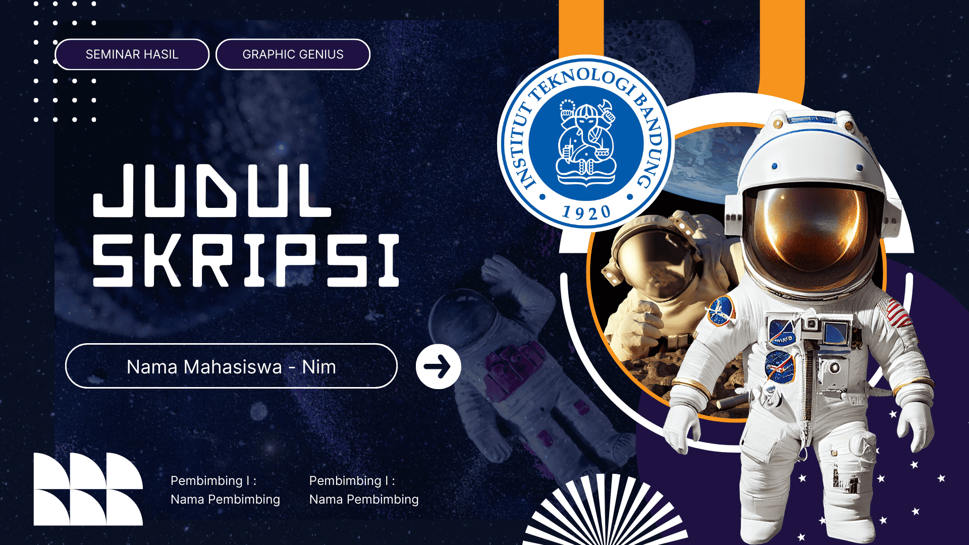 Astronot Premium - 20 Slide